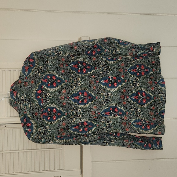 TOPMAN LONG SLEEVE BUTTON DOWN SHIRT - Picture 3 of 8